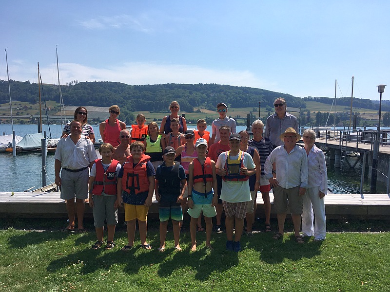 Gruppenbild der Segeljugend